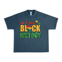 Midnight Navy i am black history juneteenth Urban Heavy Tee - texasbilliewilder