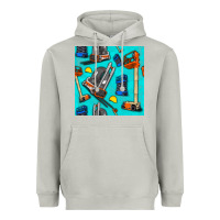 Moon Dust construction vehicles Heavyweight Hoodie - BundleAndBundleShop