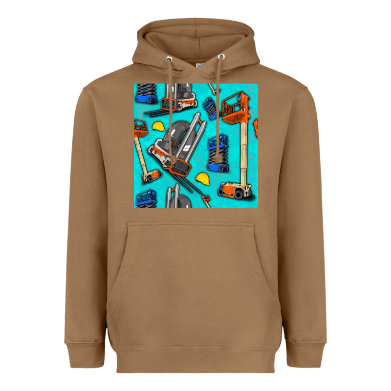 Construction Vehicles Heavyweight Hoodie by BundleAndBundleShop | Teevron