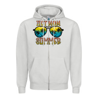 Dove Grey hot mom summer Zipper Hoodie - CowhideDigitalArt