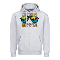 Heather Grey hot mom summer Zipper Hoodie - CowhideDigitalArt