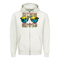 Oatmeal Heather hot mom summer Zipper Hoodie - CowhideDigitalArt