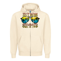 Sandshell hot mom summer Zipper Hoodie - CowhideDigitalArt