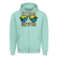 Seafoam hot mom summer Zipper Hoodie - CowhideDigitalArt