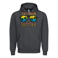 Smoke hot mom summer Zipper Hoodie - CowhideDigitalArt
