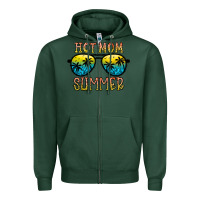 Sports Green hot mom summer Zipper Hoodie - CowhideDigitalArt