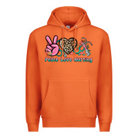 Carrot peace love nursing Premium Hoodie - NancyCooperArtShop