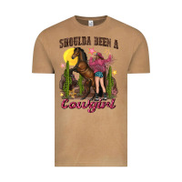 Vintage Camel shoulda been a cowgirl bucking horse Vintage Tee - texasbilliewilder