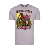 Vintage Zinc shoulda been a cowgirl bucking horse Vintage Tee - texasbilliewilder