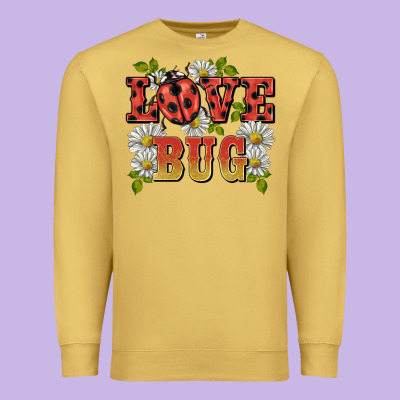 Ladybug Love Bug Premium Sweatshirt Designed By Barkaloodesign