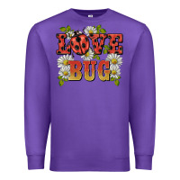 Purple ladybug love bug Premium Sweatshirt - BarkalooDesign