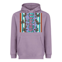 Lavender groovy with flowers and Butterflies Heavyweight Hoodie - Artiststas