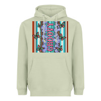 Matcha groovy with flowers and Butterflies Heavyweight Hoodie - Artiststas
