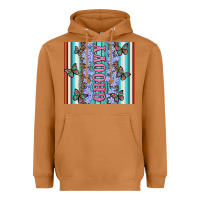Meerkat groovy with flowers and Butterflies Heavyweight Hoodie - Artiststas