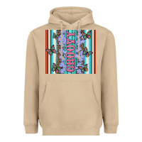 Mushroom groovy with flowers and Butterflies Heavyweight Hoodie - Artiststas