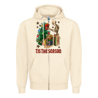 Sandshell Skeleton tis the season Zipper Hoodie - FaDigitalArtStudio