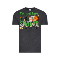 Vintage Black i'm just here for the snacks #basketball brother Vintage Tee - Zillion Design Studio