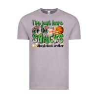 Vintage Zinc i'm just here for the snacks #basketball brother Vintage Tee - Zillion Design Studio