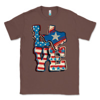 Chestnut Love Texas  4th of july Classic Tee - CowGirlArtShop