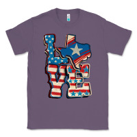 Lavender Love Texas  4th of july Classic Tee - CowGirlArtShop