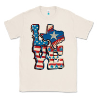 Natural Love Texas  4th of july Classic Tee - CowGirlArtShop