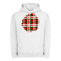Pigment Lunar Rock Christmas Tartan Patch Urban Hoodie - BundleAndBundleShop