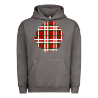 Pigment Tornado Christmas Tartan Patch Urban Hoodie - BundleAndBundleShop