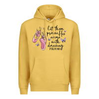 Antique Gold let them praise his name with dancing Premium Hoodie - MaliasSmallBusiness