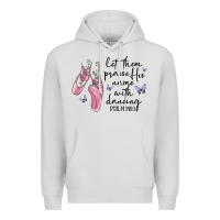 Dove Grey let them praise his name with dancing Premium Hoodie - MaliasSmallBusiness