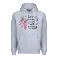 Heather Grey let them praise his name with dancing Premium Hoodie - MaliasSmallBusiness