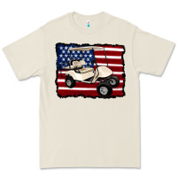 Bone golf cart american flag Premium Tee - Artiststas