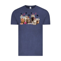 Vintage Denim siberian cat coffee cups Vintage Tee - texasbilliewilder