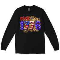Black est. 1776 4th of july Long Sleeve Tee - Zillion Design Studio