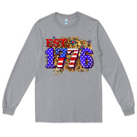 Heather Grey est. 1776 4th of july Long Sleeve Tee - Zillion Design Studio