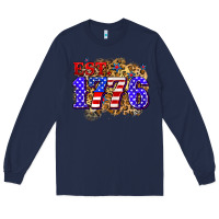 Navy est. 1776 4th of july Long Sleeve Tee - Zillion Design Studio