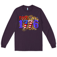 Plum est. 1776 4th of july Long Sleeve Tee - Zillion Design Studio