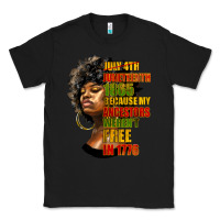 Black juneteenth 1885 because my ancestors weren't free in 1776 black woman Classic Tee - HRA Design Shop