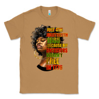 Toasted Coconut juneteenth 1885 because my ancestors weren't free in 1776 black woman Classic Tee - HRA Design Shop