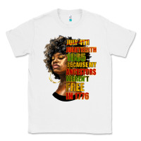 White juneteenth 1885 because my ancestors weren't free in 1776 black woman Classic Tee - HRA Design Shop