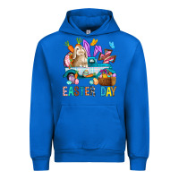 Cobalt Easter Day With Truck Urban Hoodie - BundleAndBundleShop