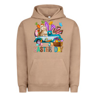 Pigment Burro Easter Day With Truck Urban Hoodie - BundleAndBundleShop