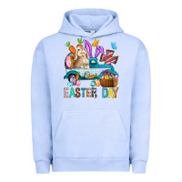 Pigment Grape Ice Easter Day With Truck Urban Hoodie - BundleAndBundleShop