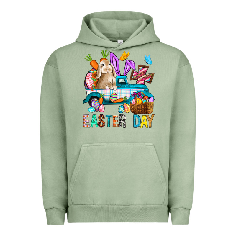 Easter Day With Truck Urban Hoodie by BundleAndBundleShop | Teevron
