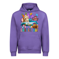 Tulip Easter Day With Truck Urban Hoodie - BundleAndBundleShop
