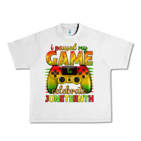 Lunar Rock i paused my game celebrate juneteenth Urban Heavy Tee - texasbilliewilder