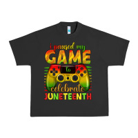 Pigment Black i paused my game celebrate juneteenth Urban Heavy Tee - texasbilliewilder