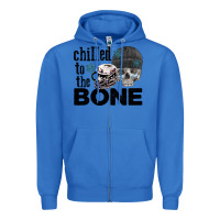 True Royal Chilled to the bone skull winter Zipper Hoodie - FaDigitalArtStudio
