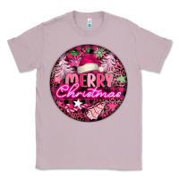 Lilac pink merry christmas Classic Tee - FaDigitalArtStudio