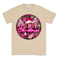 Mushroom pink merry christmas Classic Tee - FaDigitalArtStudio