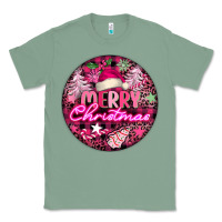 Sage pink merry christmas Classic Tee - FaDigitalArtStudio